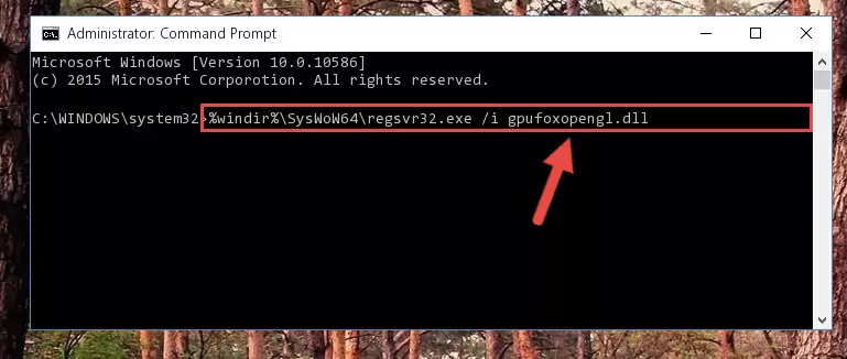 Uninstalling the Gpufoxopengl.dll library's problematic registry from Regedit (for 64 Bit)