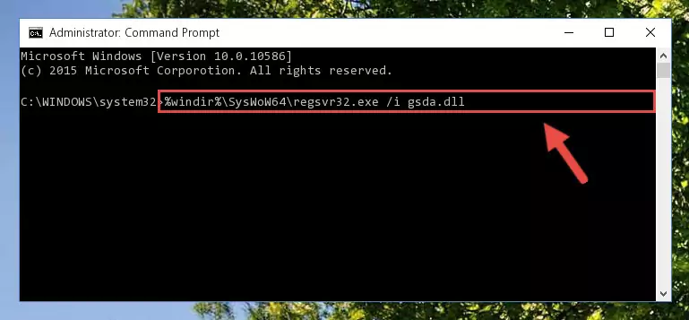 Uninstalling the Gsda.dll file's problematic registry from Regedit (for 64 Bit)