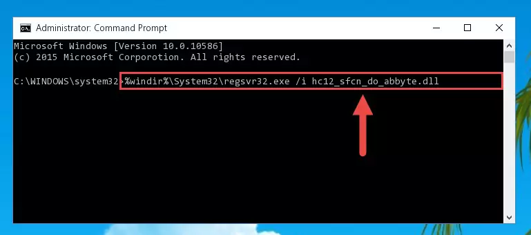 Creating a clean and good registry for the Hc12_sfcn_do_abbyte.dll file (64 Bit için)