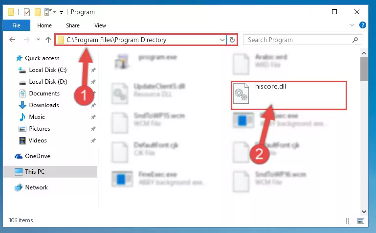 Choosing the Hiscore.dll library
