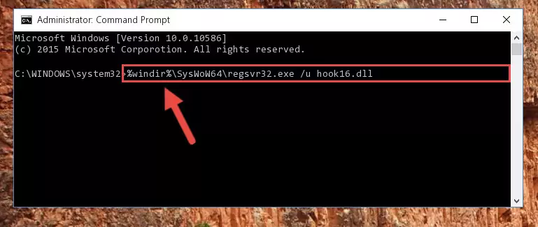 Making a clean registry for the Hook16.dll library in Regedit (Windows Registry Editor)