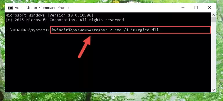 Uninstalling the I81xgicd.dll library's problematic registry from Regedit (for 64 Bit)