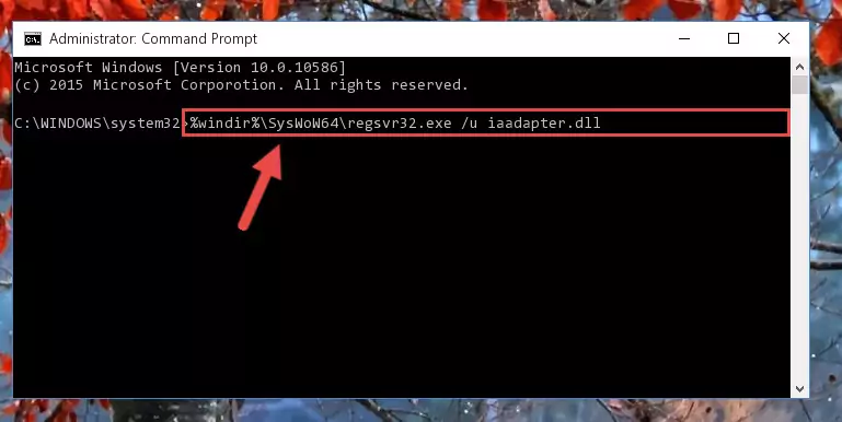Making a clean registry for the Iaadapter.dll file in Regedit (Windows Registry Editor)