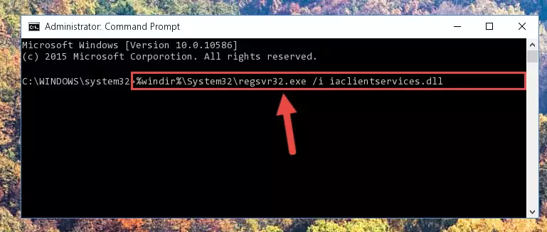 Creating a clean registry for the Iaclientservices.dll file (for 64 Bit)