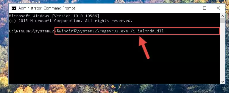 Deleting the damaged registry of the Ialmrdd.dll