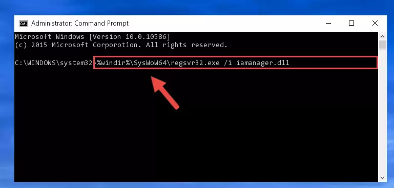 Uninstalling the broken registry of the Iamanager.dll file from the Windows Registry Editor (for 64 Bit)