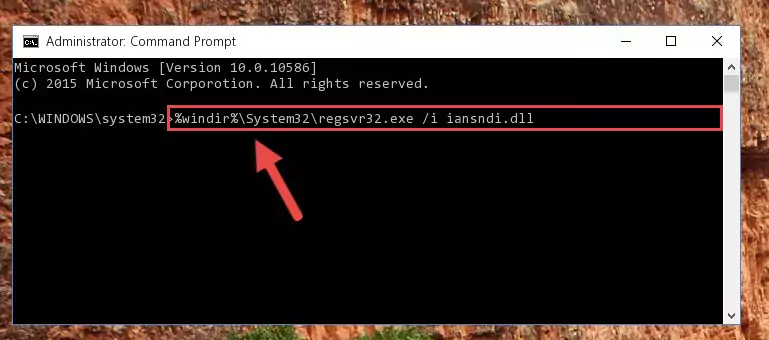 Creating a clean registry for the Iansndi.dll file (for 64 Bit)