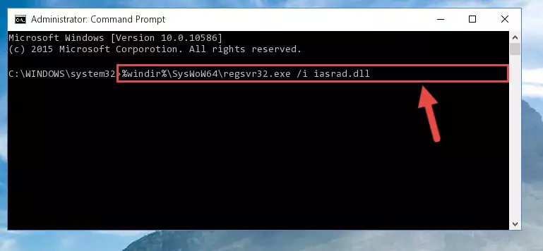Uninstalling the Iasrad.dll file's problematic registry from Regedit (for 64 Bit)