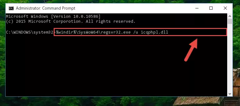 Creating a new registry for the Icqphpl.dll library