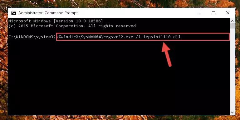 Uninstalling the Iepsintl110.dll library's problematic registry from Regedit (for 64 Bit)