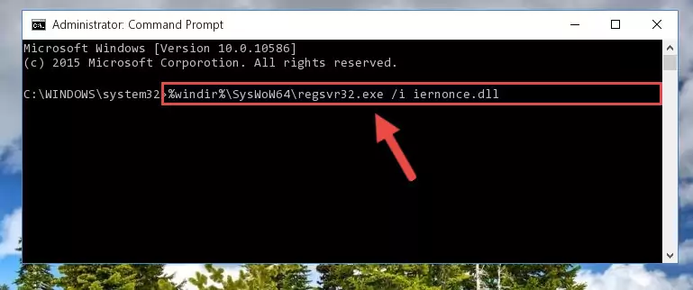 Uninstalling the Iernonce.dll library's problematic registry from Regedit (for 64 Bit)