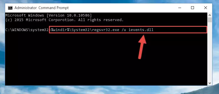 Extracting the Ievents.dll library