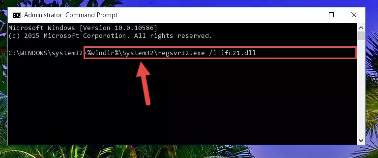 Creating a clean registry for the Ifc21.dll file (for 64 Bit)