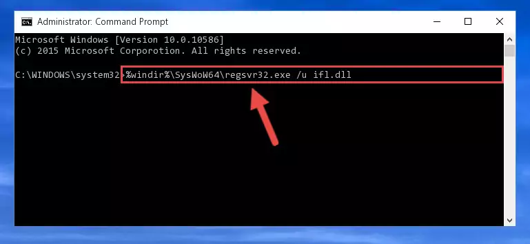 Reregistering the Ifl.dll file in the system (for 64 Bit)