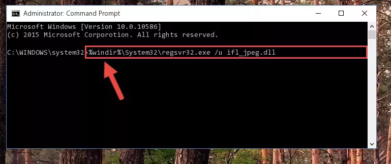 Creating a new registry for the Ifl_jpeg.dll library in the Windows Registry Editor