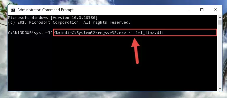 Deleting the damaged registry of the Ifl_libz.dll