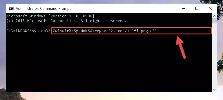 Uninstalling the Ifl_png.dll library's broken registry from the Registry Editor (for 64 Bit)