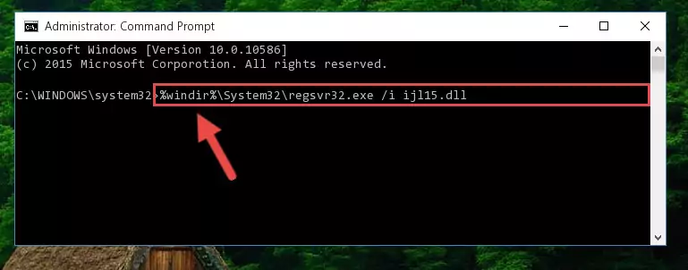 Reregistering the Ijl15.dll file in the system (for 64 Bit)