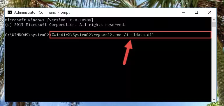 Deleting the Ildata.dll file's problematic registry in the Windows Registry Editor