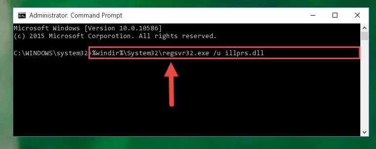 Extracting the Illprs.dll file