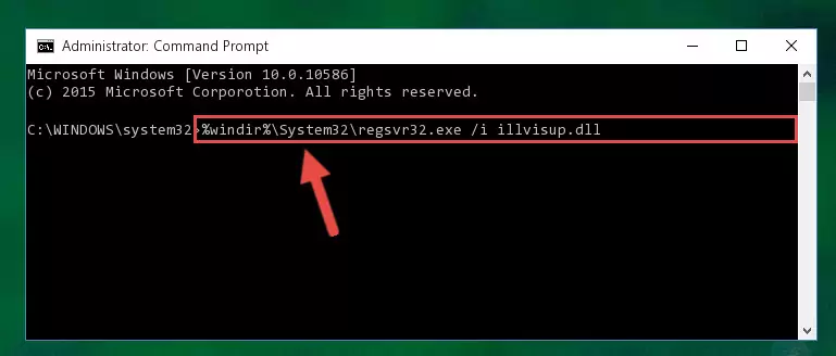 Uninstalling the Illvisup.dll library from the system registry