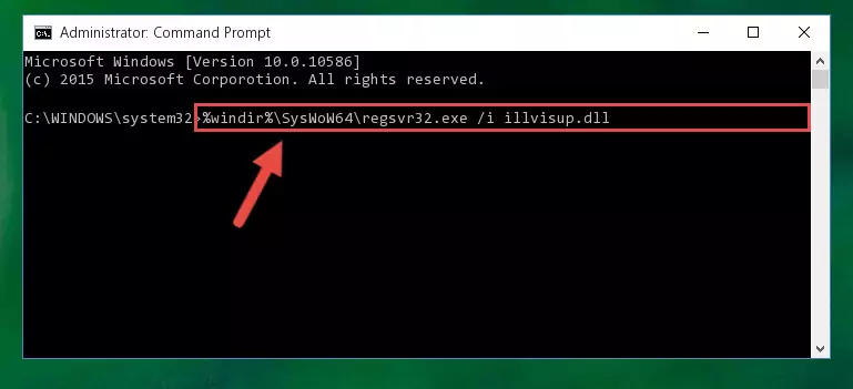 Uninstalling the broken registry of the Illvisup.dll library from the Windows Registry Editor (for 64 Bit)