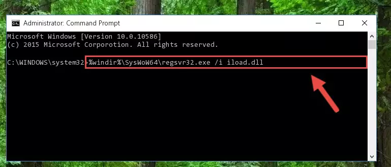 Uninstalling the broken registry of the Iload.dll file from the Windows Registry Editor (for 64 Bit)