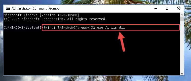 Uninstalling the broken registry of the Ils.dll file from the Windows Registry Editor (for 64 Bit)