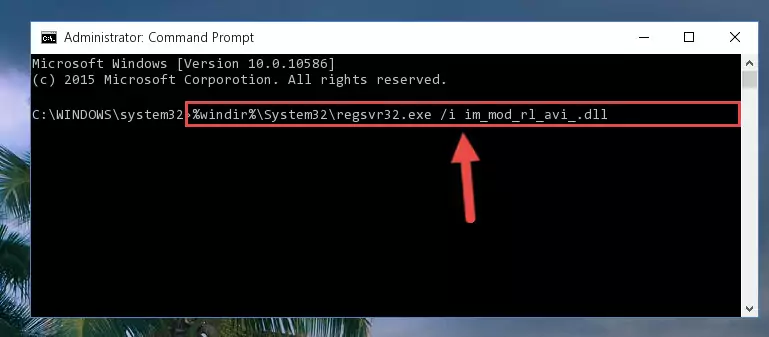 Creating a clean and good registry for the Im_mod_rl_avi_.dll library (64 Bit için)