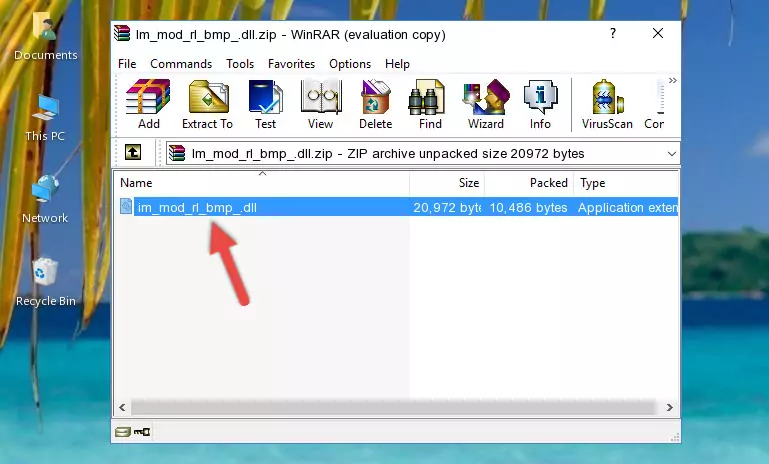 Copying the Im_mod_rl_bmp_.dll library into the program's installation directory