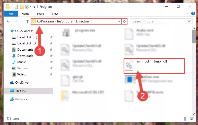 Choosing the Im_mod_rl_bmp_.dll library