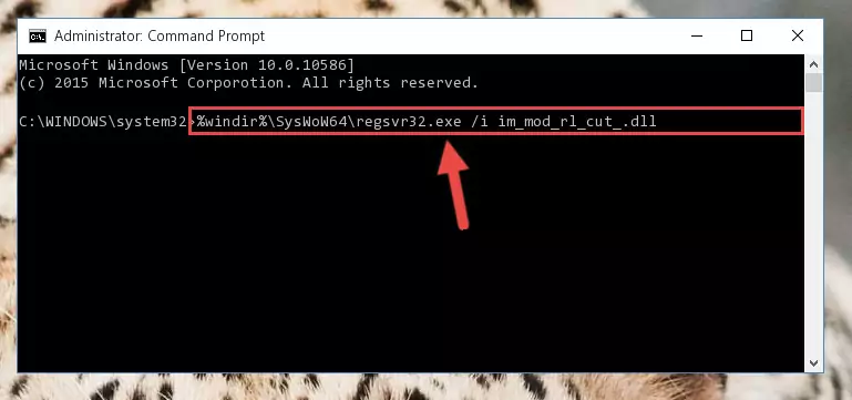 Cleaning the problematic registry of the Im_mod_rl_cut_.dll file from the Windows Registry Editor