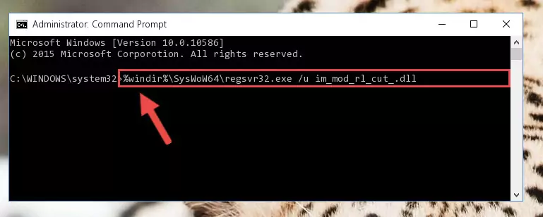 Creating a new registry for the Im_mod_rl_cut_.dll file