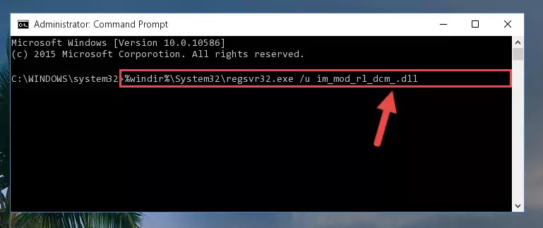 Extracting the Im_mod_rl_dcm_.dll file