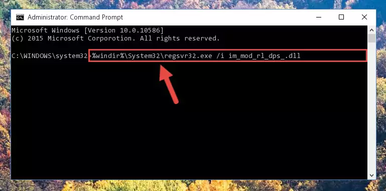 Creating a clean and good registry for the Im_mod_rl_dps_.dll library (64 Bit için)