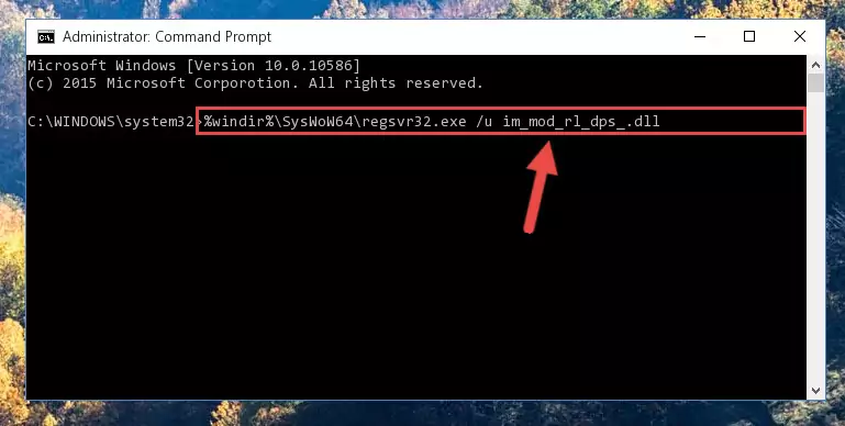 Making a clean registry for the Im_mod_rl_dps_.dll library in Regedit (Windows Registry Editor)