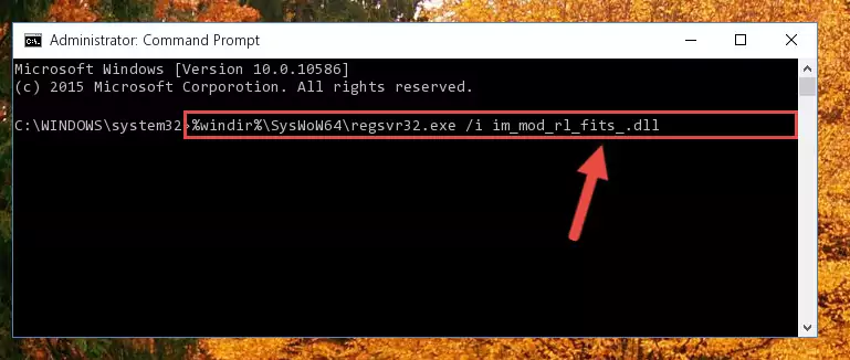 Uninstalling the broken registry of the Im_mod_rl_fits_.dll library from the Windows Registry Editor (for 64 Bit)