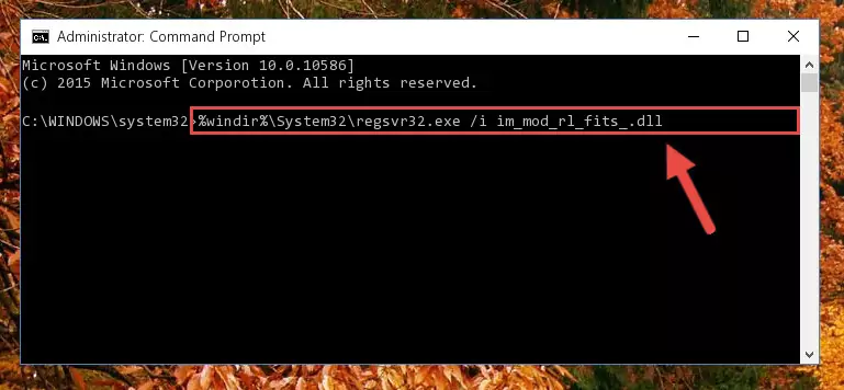 Uninstalling the Im_mod_rl_fits_.dll library from the system registry
