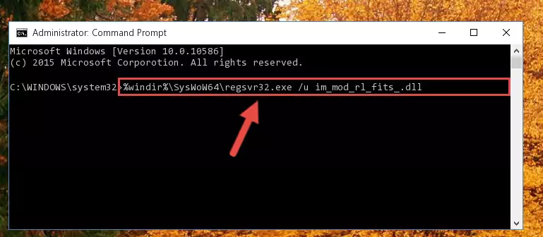Creating a clean registry for the Im_mod_rl_fits_.dll library (for 64 Bit)