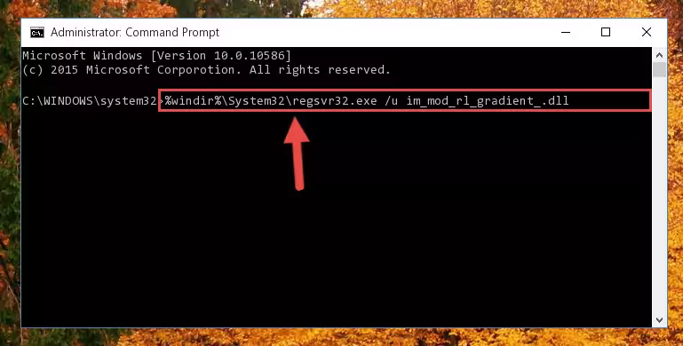 Making a clean registry for the Im_mod_rl_gradient_.dll file in Regedit (Windows Registry Editor)