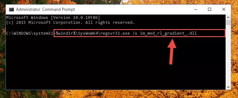 Creating a clean registry for the Im_mod_rl_gradient_.dll file (for 64 Bit)