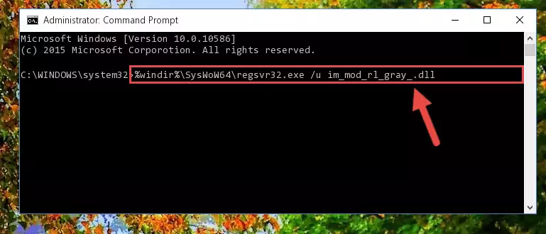 Creating a clean registry for the Im_mod_rl_gray_.dll file (for 64 Bit)