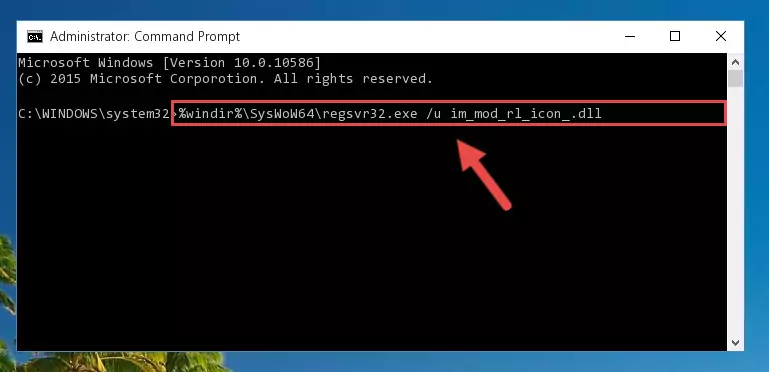 Creating a clean registry for the Im_mod_rl_icon_.dll file (for 64 Bit)
