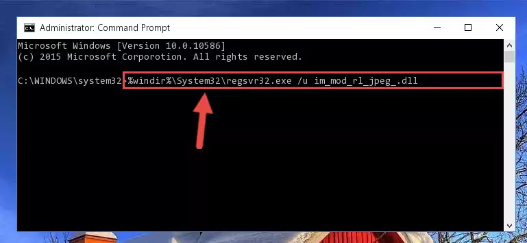 Extracting the Im_mod_rl_jpeg_.dll library from the .zip file
