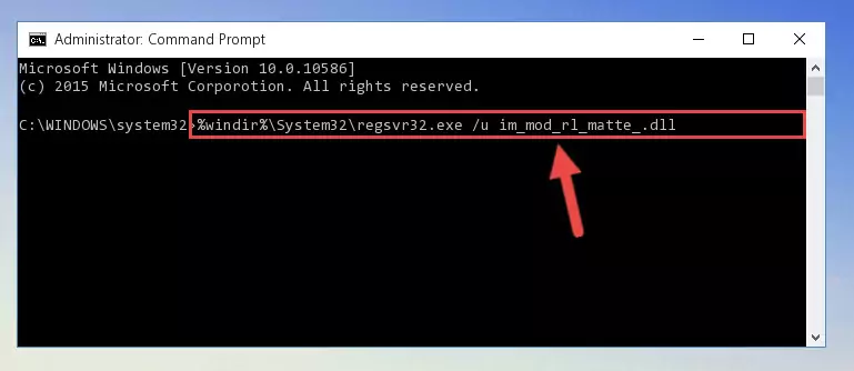 Extracting the Im_mod_rl_matte_.dll file