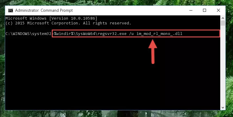 Creating a new registry for the Im_mod_rl_mono_.dll library