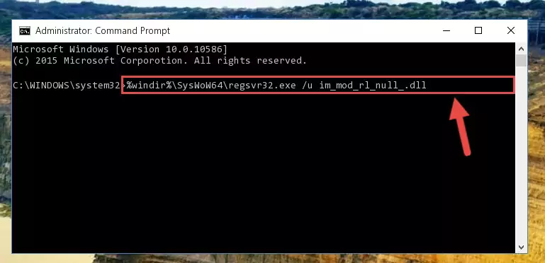 Creating a clean and good registry for the Im_mod_rl_null_.dll file (64 Bit için)