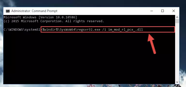 Cleaning the problematic registry of the Im_mod_rl_pcx_.dll library from the Windows Registry Editor