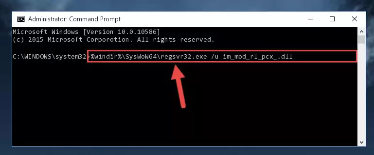 Creating a new registry for the Im_mod_rl_pcx_.dll library in the Windows Registry Editor