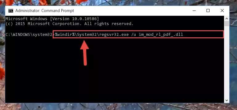 Making a clean registry for the Im_mod_rl_pdf_.dll file in Regedit (Windows Registry Editor)